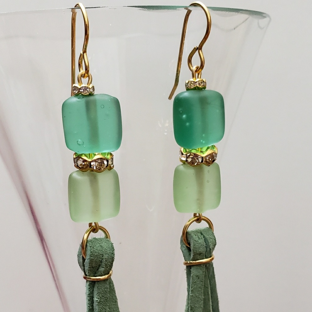 Handmade earrings by me 😊
